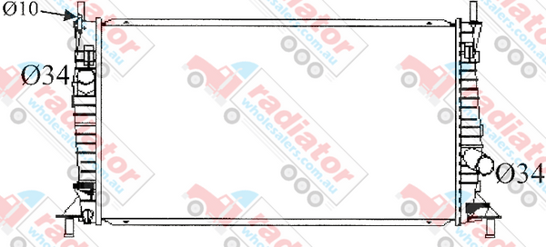 RW017165M Radiator
